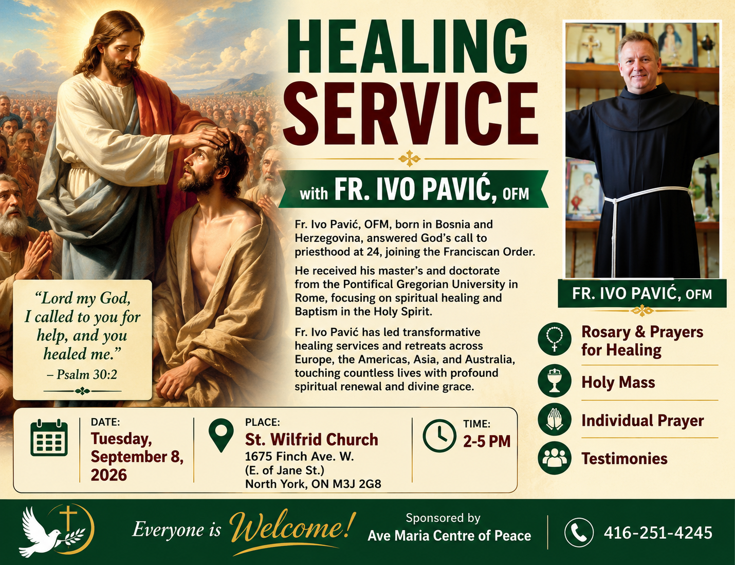 Healing Service with Fr. Ivo Pavić, OFM