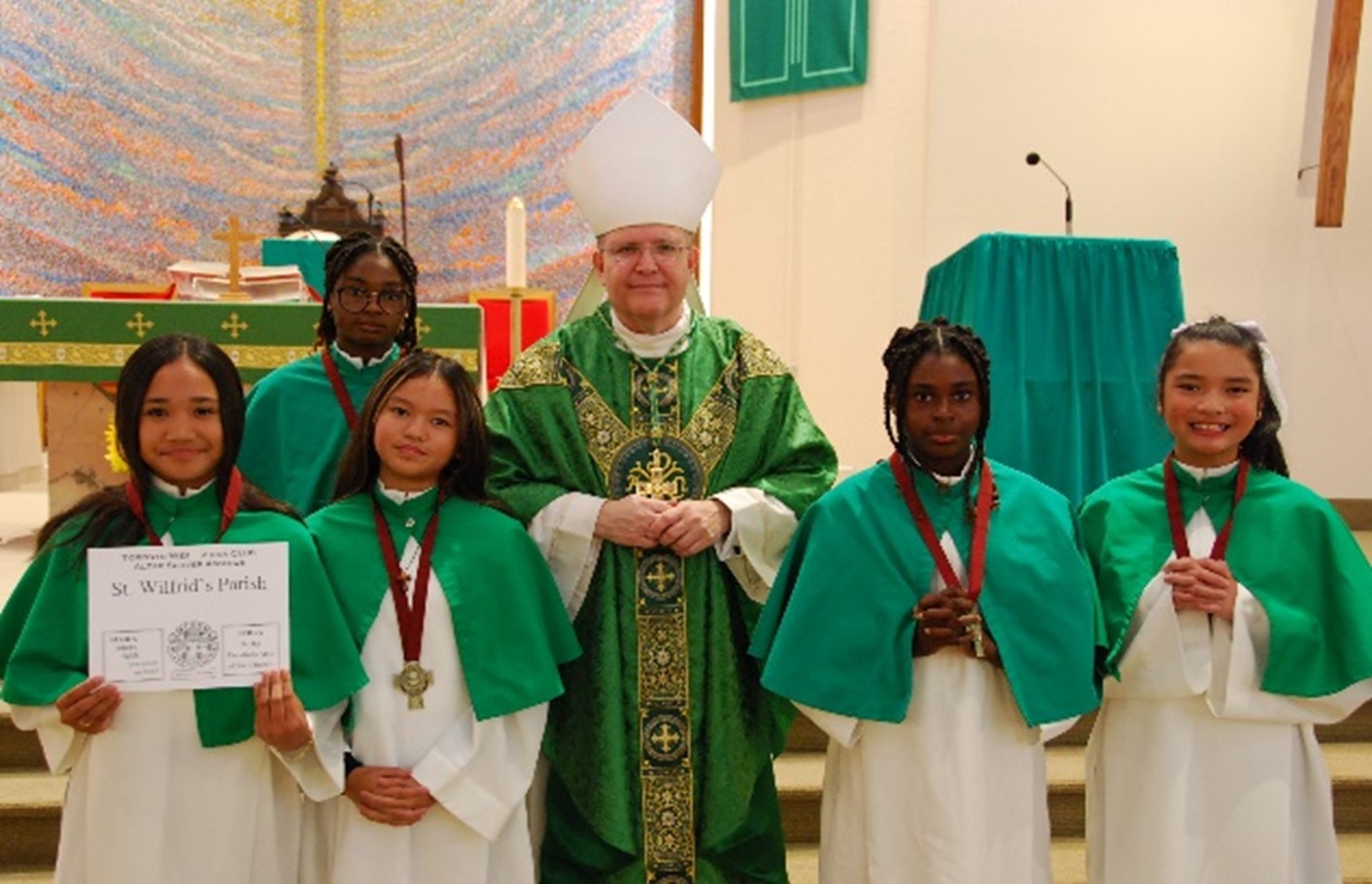 Awarded Altar Servers