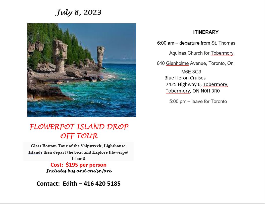 Flowerpot Island Itinerary