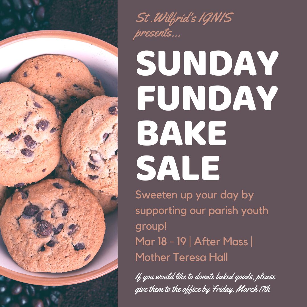 Ignis Youth Group Sunday Funday Bake Sale